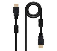 Nano Cable 10.15.1803 - HDMI 1.4 Cable with Ferrite (3 Meters), Black
