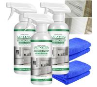Nano Coating Agent Spray for Stone & Tilefurniture, Marble, Quartz, Granite Cleaner & Polish, Ceramic Sealer for Countertops, Kitchen, Bathroom, Stain Repellent & Glossy Restorer (3PCS)