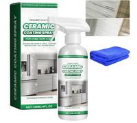 Nano Coating Agent Spray for Stone & Tilefurniture, Marble, Quartz, Granite Cleaner & Polish, Ceramic Sealer for Countertops, Kitchen, Bathroom, Stain Repellent & Glossy Restorer (1pcs)