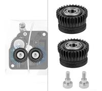 Nano Coating Hardened Steel Extruder Gears Kit, All Metal Filament Drive Extruder Gear, For K1, For K1 Max, For K1C, For for Ender-3, For V3