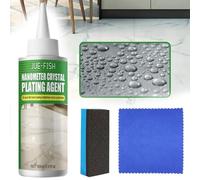 Nano Crystal Coating Agent for Tile & Furniture, 160ml Granite Sealer & Protector Countertop Cleaner, Nanometer Crystal Plating Agent, Strong Protective & Long-Lasting Polishing, Marble Stain Remover