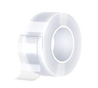 Nano Double Sided Tape Heavy Duty (1.18 INCH X 9.84 FT), Multipurpose Transparent Poster Tape, Adhesive Strips Strong Sticky Mounting Tape, Picture Hanging Strips Gel Tape for Paste Items