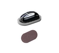 Nano Emery Magic Sponge with Handle, Multi-function Tableware Cleaning Brush Kitchenware Rust Remove Tool for Kitchen Washing Scrubbing (Brown)