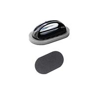 Nano Emery Magic Sponge with Handle, Multi-Function Tableware Cleaning Brush Kitchenware Rust Remove Tool for Kitchen Washing Scrubbing (Black)