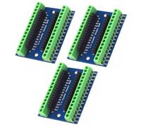 Nano Expansion Board, Adapter Expansion Board, Simple Extension Plate, Nano Soldered Module, Prototyping for Nano Projects, Compatible with Nano Version 3.0, 3 Pcs, 53mm x 36mm