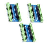 Nano Expansion Board Binghe 3pcs Nano Shield, Nano Bracket, Nano IO Shield V1.O Simple Expansion Board with Screw Terminal Compatible with Arduino Nano