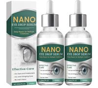 Nano Eye Drops Serum, Dry Eye Drops for Humans, Natural for Dry Eyes, Presbyopia, Relieve Eyes Fatigue, Stressed & Tearyeyes, 30 ML (2)