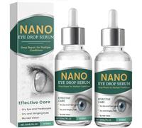 Nano Eye Drops Serum, Presbyopia Eyes Drop, Brightening Eye Drops, Relieve Eyes Fatigue, for EyesCare, Gentle and Effective, 30ml/Box (2)