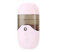 Nano Facial, Mini Face Steamer Nano Sprayer Portable Handheld Face Moisturizing 50ml Capacity Spraying Machine (Pink)