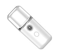 Nano Facial Mist Sprayer, Portable USB Charging Water Face Humidifier with Nano Technology, Long Lasting Moisturization for Hydration (White)