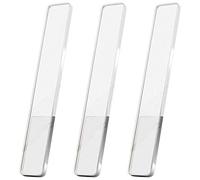 Nano Glass Nail Files Nano Crystal Mini Fingernail File Upgrade Nail Buffers Nail Polishing Strip Professional Crystal Nail Manicure Tool. 3 Pcs/Set