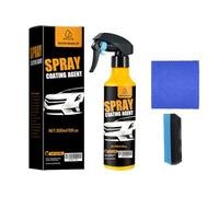 Nano Hydrophobic Ceramic Coating-Spray Coating Agent 300ml Car Coatings Spray Kit Easy-to-Sprays Auto Paint Protection Includes Microfiber Cloth for Vehicle Shine & Protection (1pcs)