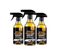 Nano Hydrophobic Ceramic Coating, Spray Coating Agent for Cars, Nano Car Coatings Spray Kit, Easy to Sprays Auto Paint Protection, Mirror Shine, Zero Streaks, No Dust Residue (3PC)