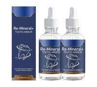 Nano Hydroxyapatite Tooth Repair Serum, Re-Mineral + Tooth Armor Liquid, Relieves Sensitivity & Repairs Chipped Enamel for Daily Oral Hygiene (2PCS)