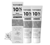 Nano-Hydroxyapatite Toothpaste - 10%-Hydroxyapatite - for Sensitive Teeth, Fluoride Free Whitening Formula, Mint Flavor, for Adult, Kids Oral Care (4.23 Fl Oz (Pack of 2), Mint Flavor)