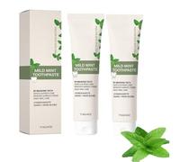 Nano-Hydroxyapatite Toothpaste Mint Flavor, Fluoride Free Gum Toothpaste for Daily Oral Care, Enamel Strengthening & Fresh Breath, Deep Cleaning, Remove Tooth Stains & Bad Breath (2pcs)