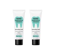 Nano Hydroxyapatite Toothpaste UK, Enamel Repair & Protection, Mint Whitening Toothpaste, Stain Removal Natura, Complete Care, Fresh Breath Bright Tooth 24 Hours (2)