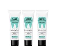 Nano Hydroxyapatite Toothpaste UK, Enamel Repair & Protection, Mint Whitening Toothpaste, Stain Removal Natura, Complete Care, Fresh Breath Bright Tooth 24 Hours (3)