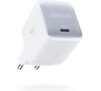 Nano II 65W USB-C Charger Power Supply with Fast Charging Power, GaN II Technology, Compatible with Galaxy S20/S10, 12/Pro/Mini, Pro, Pixel (White)