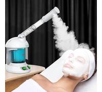 Nano Ionic Facial Steamer with 360° Rotatable Arm - Portable Warm Mist Face Steamer for Deep Cleaning, Unclogging Pores & Home Spa Care - Personal Use or Salon Use