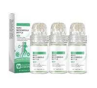 Nano Microneedle Bottle,Natural Gentle Nano Microneedle Weight Loss Roll Drops,Long Lasting Microneedle Bottles for Women and Man,Natural Ingredients, Safe & Effective (3 pcs)
