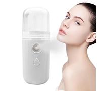Nano Mist Sprayer | Hydrating Face Mister Nano Atomization with 30ml Visual Water Tank,Handy Portable Mist Sprayer, USB Rechargeable Cool Facial Steamer for Skin Care