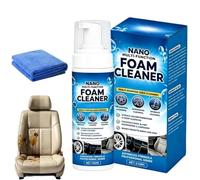 Nano Multi-Functional Foam Cleaner,Enzyme Cleaner,Foam Sofa Cleaner,Car Interior Deep Cleaning Spray For Leather,Fabric & Tires,Dust Repellent Stain Remover For Kitchen,Bathroom & Sofa
