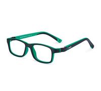NANO OPTICAL GAFAS CREW 3.0_6-8 AÑOS C: BICOLOR NEGRO MATE/VERDE TURQUESA/46x14x133