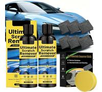 Nano Polix Scratch Remover, Nanopolix Scratch Remover Cloth, Nano Polix Ultimate Scratch Remover for Car, Quickly Repair Scratches, Easily & Quickly Repair and Restore Shine (2 Pcs+6 Pcs Nano Cloth)