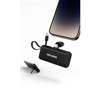 Nano Power Bank, Mini Compact Portable Charger 5000mAh with Built-In Connectors & Foldable Stand For Xiaomi Redmi Note 15, 14, 13, 12, 11, 10 - Pro/Pro Plus / A5 / A3 / 14C / 13C 5G / 12C - PB053