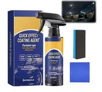 Nano Quick Coat Restore, 3 in 1 Multi-Functional Quick Effect Coating Agent, Car Coating Spray, Waterless Wash and Wax Spray for Cars, Long-Lasting Shine and High Protection (1PC)