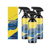 Nano Quick Coat Restore, Advanced Car Quick-Acting Coating Agent Spray, 3 In 1 Multi-Functional Quick Effect Coating, Waterless Wash Coat Wax Polish for Car Care And Paint Repair (3Pc)
