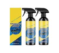 Nano Quick Coat Restore, Advanced Car Quick-Acting Coating Agent Spray, 3 In 1 Multi-Functional Quick Effect Coating, Waterless Wash Coat Wax Polish for Car Care And Paint Repair (2Pc)