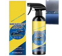 Nano Quick Coat Restore,Car Ceramic Coating Spray,Quick Effect Coating Agent for Cars,Waterless Wash Car Coating Spray Protection, Car Scratch Remover Spray for Shine and Protection,Easy to Apply
