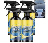 Nano Quick Coat Restore Coating Spray, Advanced 3-in-1 Quick Effect Coating Agent for Cars, Ceramic Coating Spray for Waterless Wash, Paint Protection & High Gloss, Long-Lasting Polish Wax (4PCS)