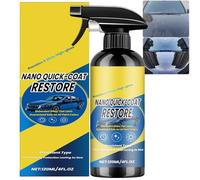 Nano Quick Coat Restore Coating Spray, Advanced 3-in-1 Quick Effect Coating Agent for Cars, Ceramic Coating Spray for Waterless Wash, Paint Protection & High Gloss, Long-Lasting Polish Wax (1PCS)