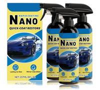 Nano Quick Coat Restore, Quick Effect Coating Agent for Cars, Nano Spray for Car, Waterless Wash Car Coating Spray Long-Lasting Protection, Suitable for Cars, Motorcycles (3PC)