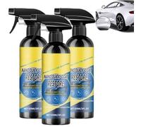 Nano Quick Coat Restore,Quick Effect Coating Agent for Cars,Nano Spray for Cars,Waterless Wash Car Coating Spray Long-Lasting Protection,Reduces Water Spots and Stains for Car Headlight RV Truck (3PC)
