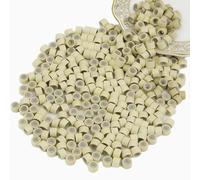 Nano Rings with Silicone Accessories Premium Silicone for Wigs Hair Extension Rings for Micro Ring Extensions High Quality Nano Ring Extensions for Real Hair Blonde Nano Beads 5 mm 700 Pieces