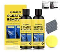 Nano Scratch Remover, Nano Ultimate Scratch Remover Set, with Nano Sparkle Cloth, Car Scratch Repair for Any Car Scratches, Easily & Quick Repair Scratches and Restore Shine (2PC)