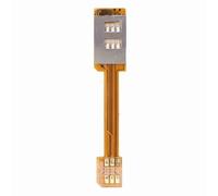 Nano SIM Card to Standard SIM Kit Male to Female Extension, Soft Flat FPC Cable Extender, Compatible with for Android Smartphones Tablets with Mixed SIM Card Slots