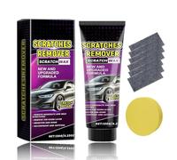 Nano Sparkle Cloth Car Scratch Remover Set, Nano Sparkle Cloth and Car Scratch Repair Paste, 2025 New Car Scratch Repair Paste Polishing Wax, Easy to Use & Carry (2)