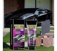 Nano Sparkle Cloth Car Scratch Remover Set,Nano Sparkle Cloth and Car Scratch Repair Paste,2025 New Car Scratch Repair Paste Polishing Wax 120g