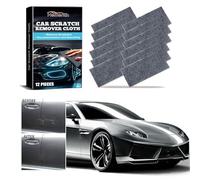 Nano Sparkle Cloth for Car Scratches 12 Pcs 2024 Nano Sparkle Cloth Upgrade, Nano Cloth Car Scratch Remover Scratches Easy to Repair Light Scratch Car Paint, Water Spots On Surface for All Car