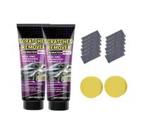 Nano Sparkle Cloth for Car Scratches,2025 New Nano Cloth Car Scratch Remover Set,Car Scratch Repair Paste Polishing Wax,Car Scratch Repair Kit with Scratch Wax,Polishing Cloth and Sponge (2)