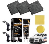 Nano Sparkle Tuch Auto Kratzer Original, Nano Sparkle Tuch,Nanosparkle Tu-ch Erfahrungen,Na-no Spar-kle Tu-ch Original Kaufen,für Reparatur Von Leichten Kratzfarben,Lackpflege (3 Pcs+1 Pcs Kratzcreme)