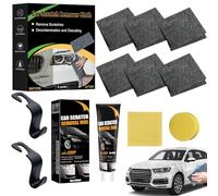 Nano Sparkle Tuch Auto Kratzer Original, Nano Sparkle Tuch,Nanosparkle Tu-ch Erfahrungen,Na-no Spar-kle Tu-ch Original Kaufen,für Reparatur Von Leichten Kratzfarben,Lackpflege (1 Box+1 Pcs Kratzcreme)
