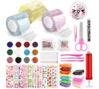 Nano Tape Bubble Kit Double Sided Tape Elastic Bubbles DIY Craft Kit Stress Balls Toys Party Favors And Fidget Toys For Girls, Boys, Kids