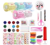 Nano Tape Bubble Kit Double Sided Tape Elastic Bubbles DIY Craft Kit Stress Balls Toys Party Favors And Fidget Toys For Girls, Boys, Kids