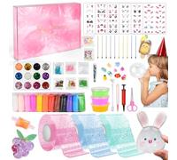 Nano Tape Bubbles Kit, 3PCS DIY Nano Tape for Making Bubbles with Sequins Glitter Powder and Stickers, Creative Toys Craft Kit for Kids, Gifts for Boys Girls